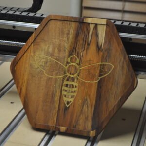 Teak Bee Charcuterie Board