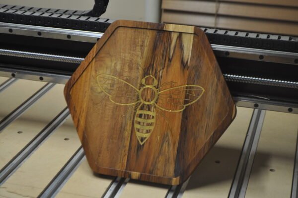 Teak Bee Charcuterie Board
