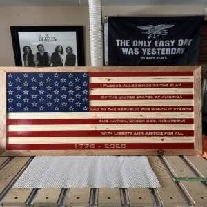 Large Flag with Pledge