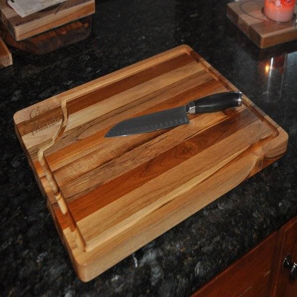 Teak Cutting Board 1