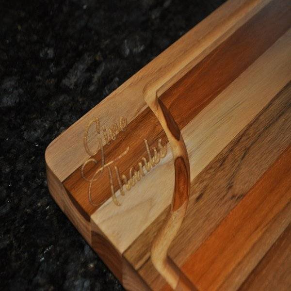Teak Cutting Board 2