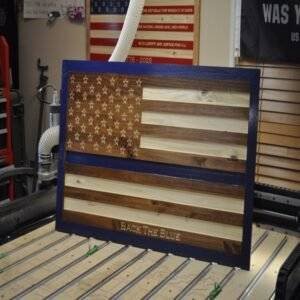 Large Back the Blue Flag
